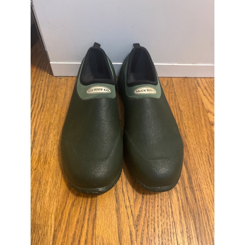 Muck Boot Co Garden Shoes Green Waterproof Rubber Slip On Clogs Mens Womens